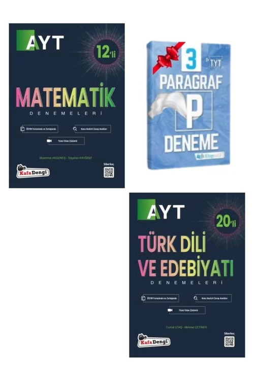 Ayt Matematik 12'Li Ve Ayt Edebiyat 20'Li Deneme
