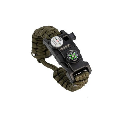 Paracord Hayatta Kalma Bilekliği Haki OUT-4300