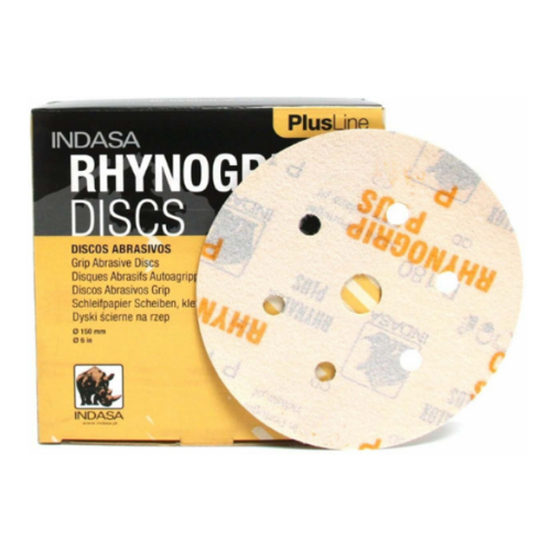 Rhynogrıp Plus Dısc 150Mm Hookıt Disk Zımpara 6 Delik P500 50 Adet