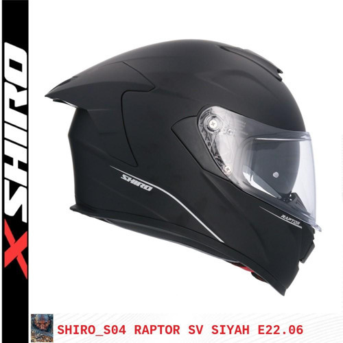 SHIRO 3001 KASK FC RAPTOR 5758 SIYAH (GOZLUKLU) M