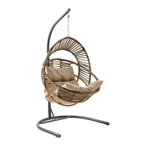 Nobel | Tekli Rattan Bahçe Salıncağı | Rehome Balkon Salıncağı