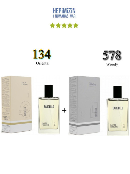 134 + 578 Kadın / Erkek Parfüm Edp 50 ml Oriental / Woody - Mnms134578