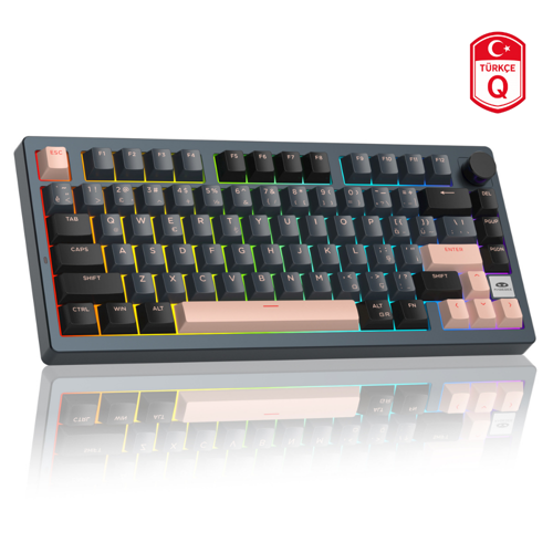 Light75 Tri-Mode RGB Hot-Swap Mekanik Siyah Gaming Klavye