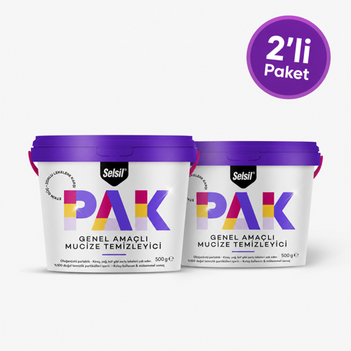 Pak Genel Amaçlı Mucize Temizleyici 500 gr 2 Adet
