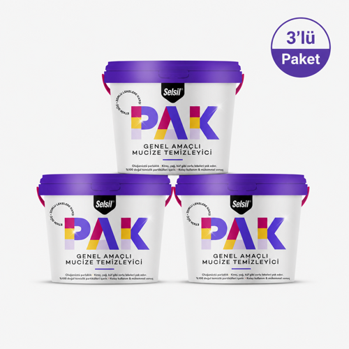 Pak Genel Amaçlı Mucize Temizleyici 500 gr 3 Adet