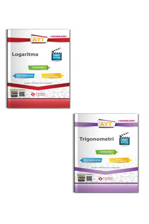 Sonuç Yayınları Ayt Trigonometri - Ayt Logaritma - Ayt Türev - Ayt İntegral