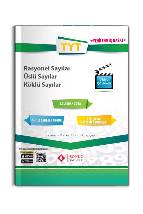 Sonuç Yayınları Tyt Rasyonel Sayılar Üslü Sayılar Köklü Sayılar 2025 - 2026