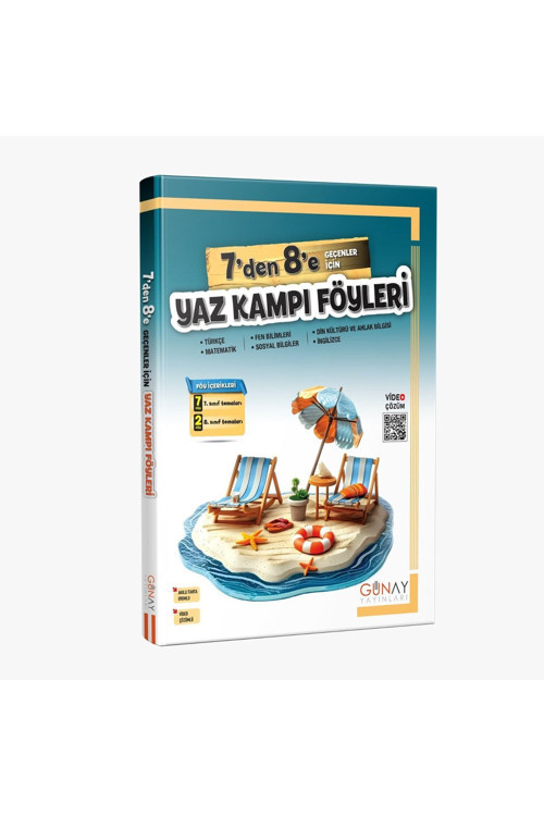 7'Den 8'E Bumerang Yaz Kampı Föyleri Günay Lgs