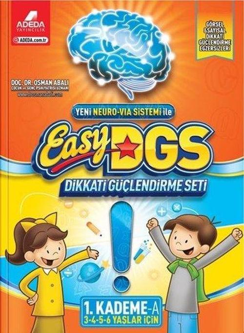 Easy Dikkati Güçlendirme Seti 1.Kademe 3-6 Yaş A Kitabı
