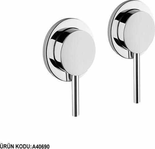 A40690-Artema Pure Ankanstre Banyo Bataryası - Krom