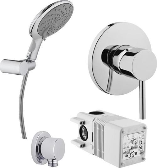 A49272-Artema Minimax S Ankanstre Duş Seti - Samba 5F - Krom