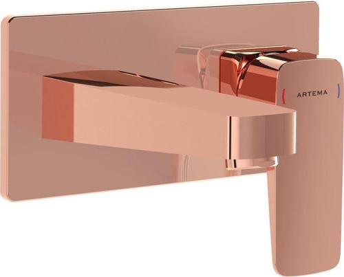 A4273826-Artema Root Square Ankanstre Lavabo Bataryası - Sıva Üstü - Bakır