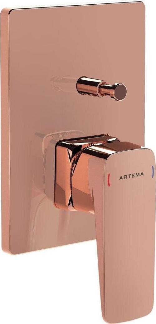 A4275226-Artema Root Square Ankastre Banyo Bataryası - Bakır
