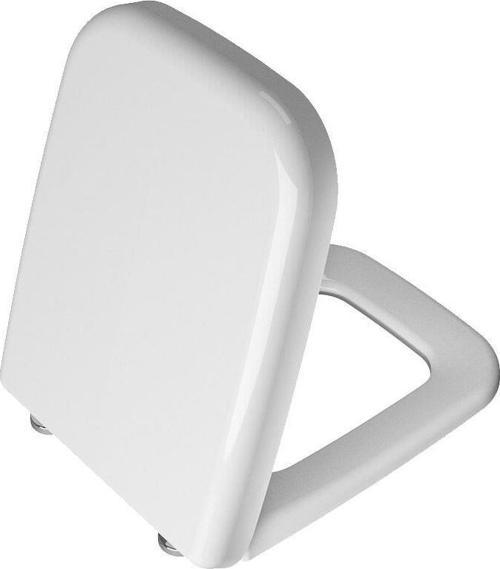 91-003-009-Vitra İntegra Square Klozet Kapağı Duroplast - Üstten Sıkmalı Yavaş Kapanır - Beyaz
