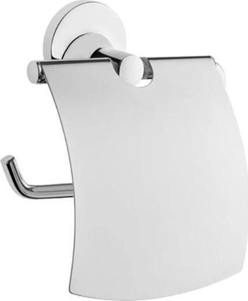 A44112-Vitra Base 300 Krom Kapaklı Tuvalet Kağıtlığı