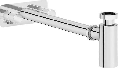 A45159-Vitra Origin Lavabo Sifon Seti - Simetrik Rozetli - Krom