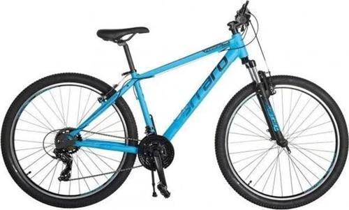 FORCE 700 ERKEK DAĞ BİSİKLETİ 432H V 27.5 JANT 21 VİTES MAT AÇIK MAVİ SİYAH GÜMÜŞ
