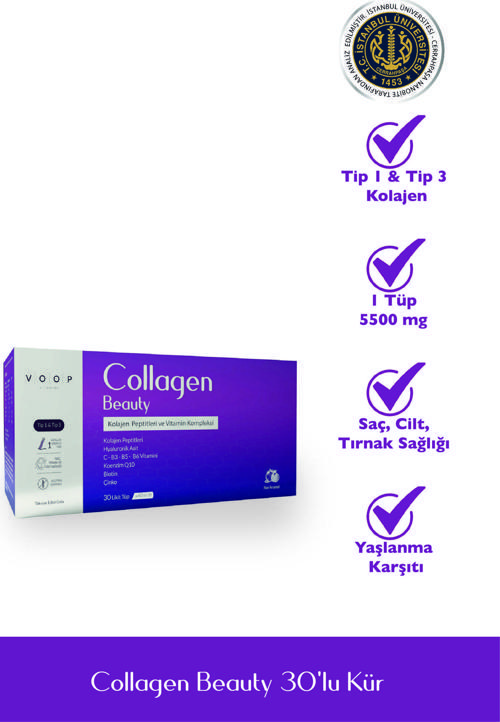 Collagen Beauty 5500 Mg Nar Aromalı 30 Shot X 40 ml