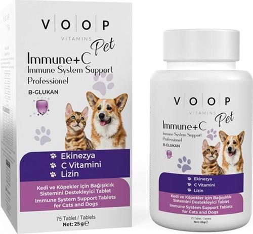 Pet Immune + C Tablet (Kedi-Köpek için Bağışıklık Sistemi Güçlendirici) 75 Tablet
