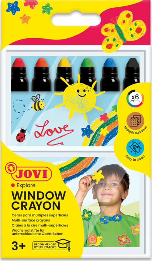 JOVI 1906 DECOR CAM KALEMİ 6 RENK