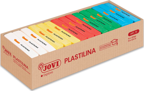 JOVI 72B 350GR KURUMAYAN OYUN HAMURU BASIC 3 X 5 RENK - 15'Lİ KUTU