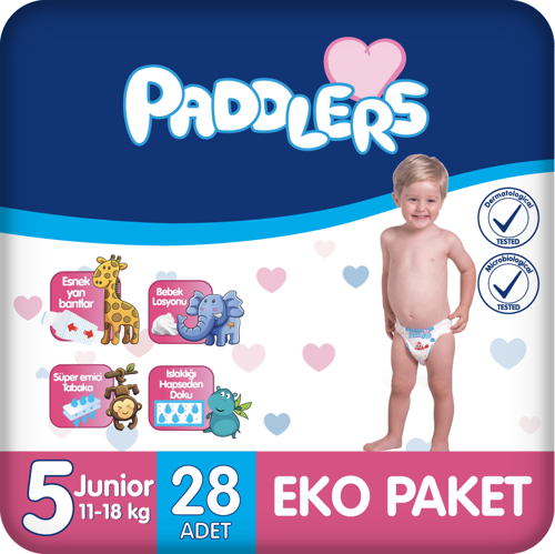 Bebek Bezi 5 Numara Junior 28 Adet (11-18 Kg) Eko Paket