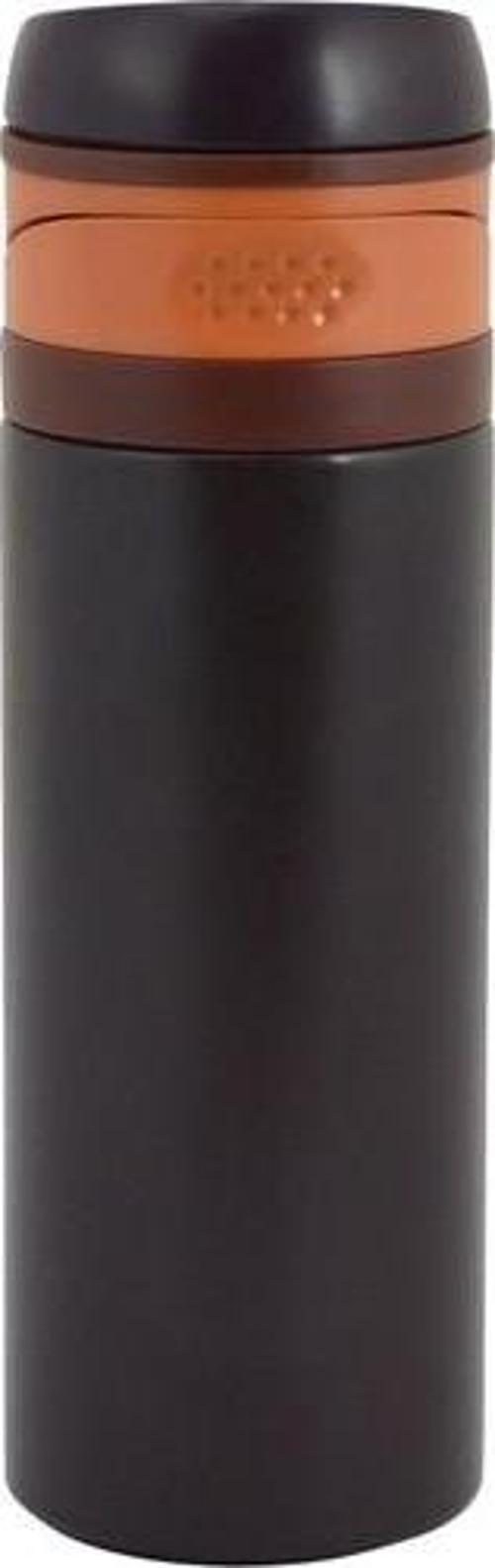 Dual Secure 400 Ml Çelik Termos Matara - Kahverengi