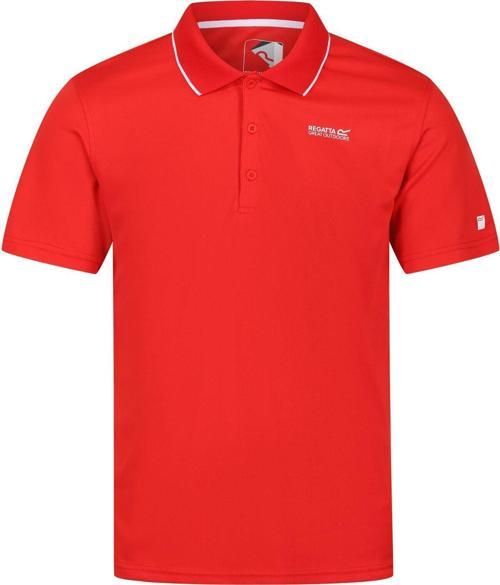 Maverik V Polo Yaka Erkek T-Shirt-KIRMIZI