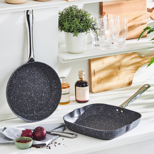 Biogranit Navy Stone Grill Tava Set