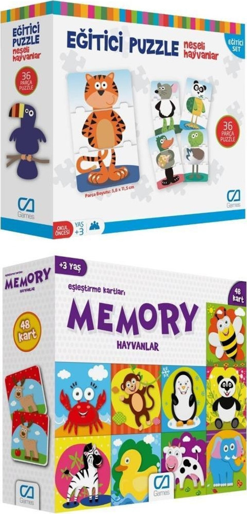 2'li Eğitici Puzzle SetI(5028-5031)