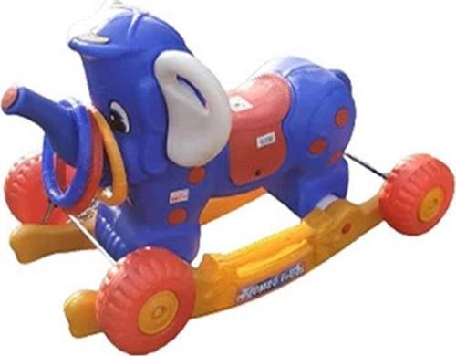 Tekerlekli Sallanan Fil Mavi