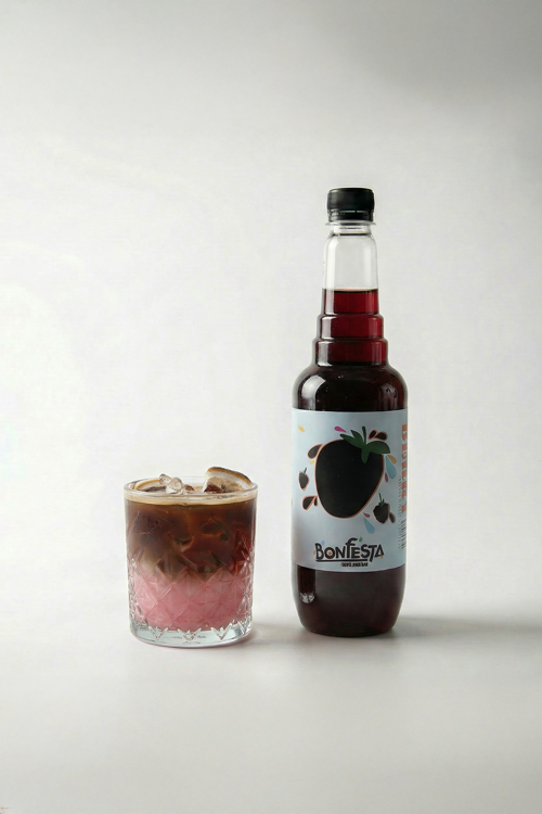 Bonfesta Berry Lime Aromalı Kahve ve Kokteyl Şurubu 750 ml
