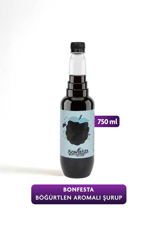Bonfesta Böğürtlen Aromalı Kahve ve Kokteyl Şurubu 750 ml