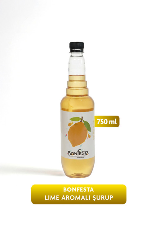 Bonfesta Lime Aromalı Kahve ve Kokteyl Şurubu 750 ml