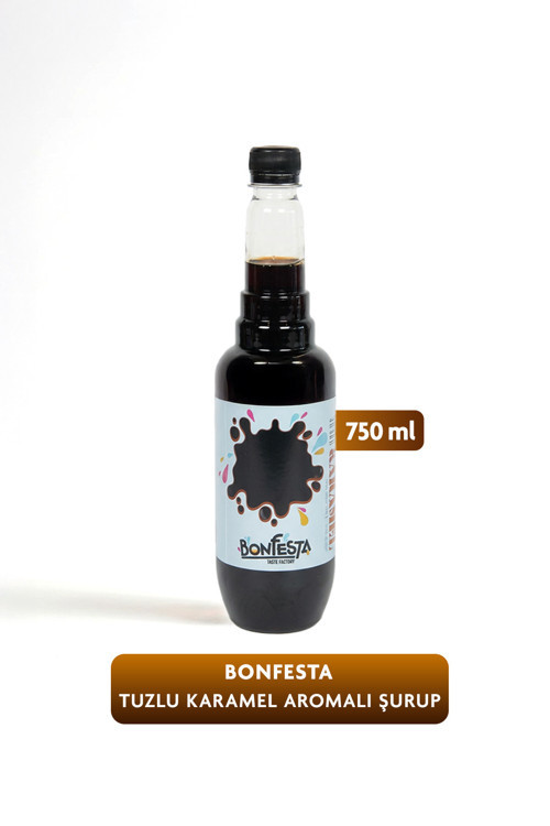 Bonfesta Salted Karamel Aromalı Kahve ve Kokteyl Şurubu 750 ml