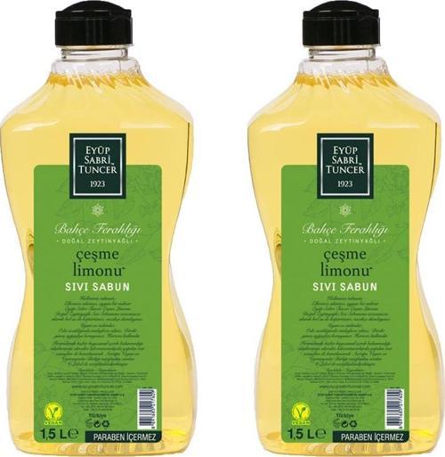 Sıvı Sabun Çeşme Limonu 1,5 lt x 2 Adet