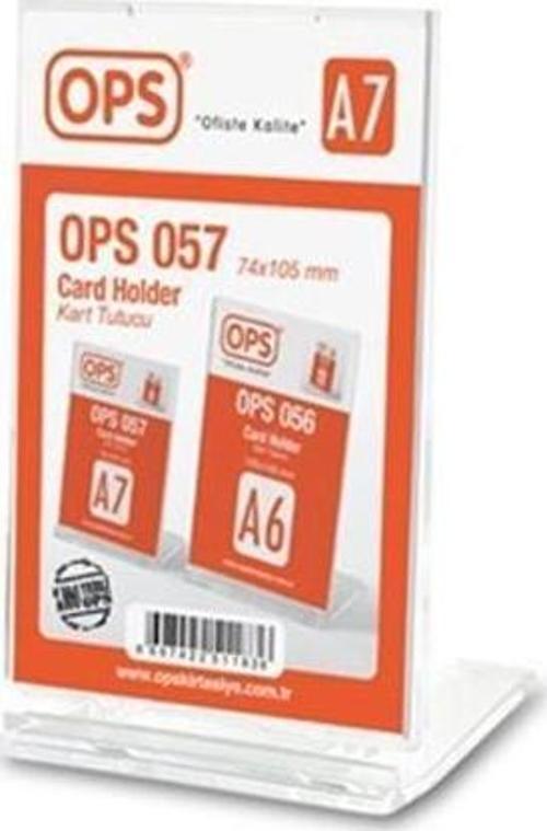 OPS 057 A7 Kart Tutucu (Şeffaf)