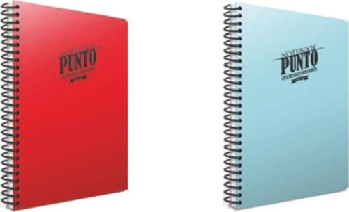 Punto 160 Yp. A4 Spiralli Pp. Kapak Defter Seti Kareli 2'li