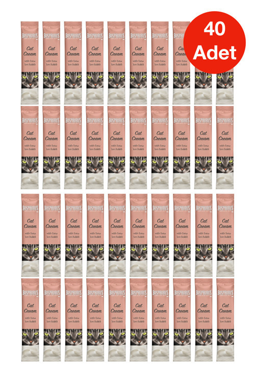 Ton Balıklı Kedi Kreması 15 g x 40 Adet
