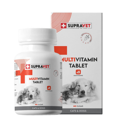 Kedi ve Köpekler İçin Multivitamin Tablet 75 Adet