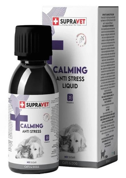 Anti Stress Kedi ve Köpekler İçin Sıvı Sakinleştirici Damla 100 ml