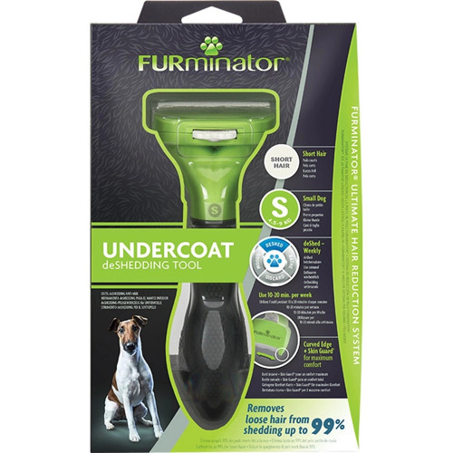 Furminator Köpek Tarağı -Kısa Tüylü Küçük Irk Köpekler için S