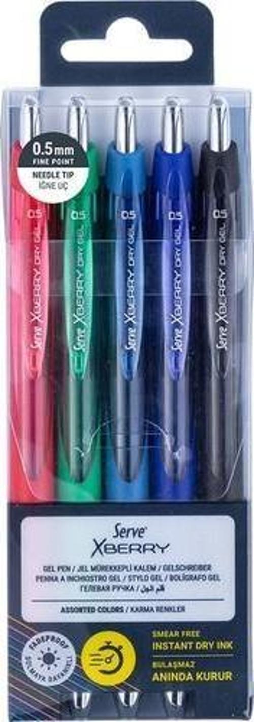 Xberry Jel Kalem 05 mm Iğne Uç 5'li