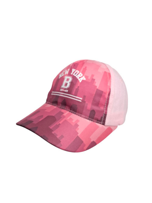 Spteks Headwear 4-8 Yaş Kız Çocuk Pembe Renk Dijital Baskılı Figürlü Şık Ve Rahat Kep Şapka