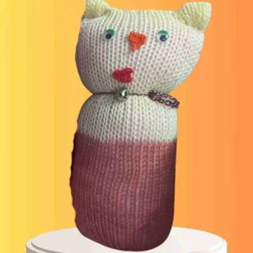 Tıkırık Örgü Yastık Uyku Oyun Arkadaşı Minik - 35 Cm