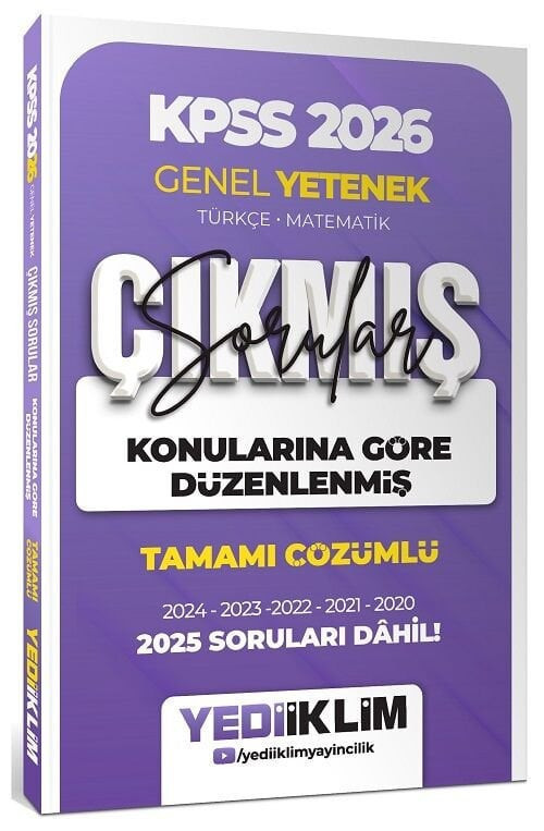 2026 Kpss Genel Yetenek Türkçe-Matematik Çıkmış Sorular Son 6 Yıl Konularına Göre Çözümlü