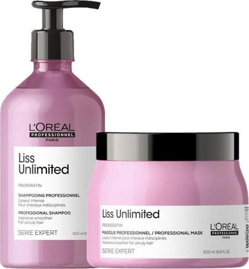 Serie Expert Liss Unlimited 500 ml Saç Bakım Seti