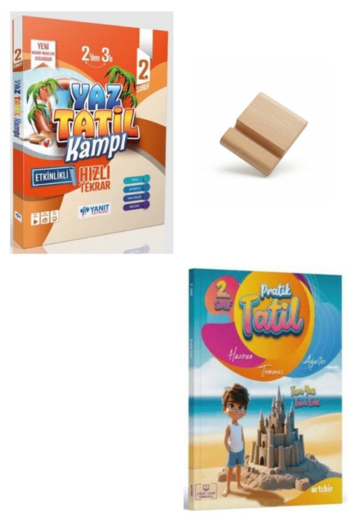 Yanıt 2'den 3'e Geçenler İçin Yaz Tatil Kampı ve Pratik Tatil Kitabı + Telefon Standı