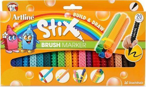 Stix Brush Marker 20'li set ETX-F.20WK