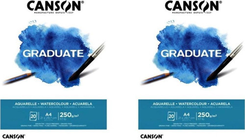 Graduate A4 250 Gr. 20 Yp. Resim Defteri 2'Lİ